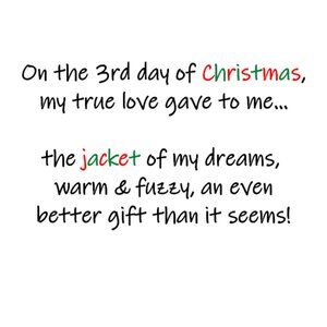 "12 Days of Christmas" - Day 3: Jackets & Coats 35% off regular closet price!